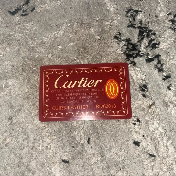 Cartier Sunglasses with Black and Gold Design